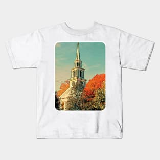 The Town Church Tower Kids T-Shirt